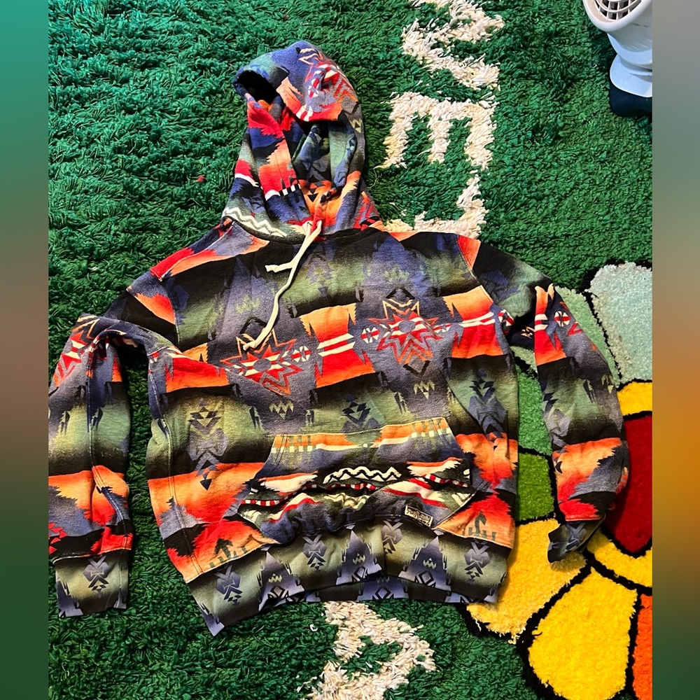 Very rare Aztec print Ralph Lauren hoodie collectors item 😍😍🔥🔥🐎🐎